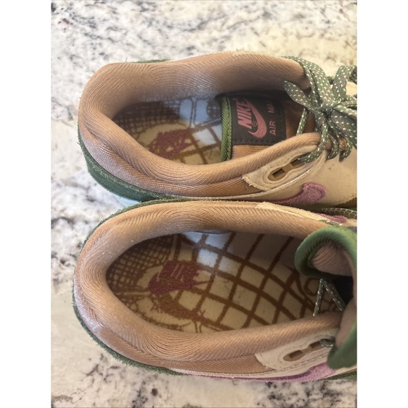 Size 7 Nike Air Max 1 NH  DR9773-300 TreeLine Skunk Men's Sneakers - Picture 13 of 16